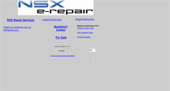 Desktop Screenshot of nsxe-repair.com