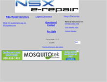 Tablet Screenshot of nsxe-repair.com